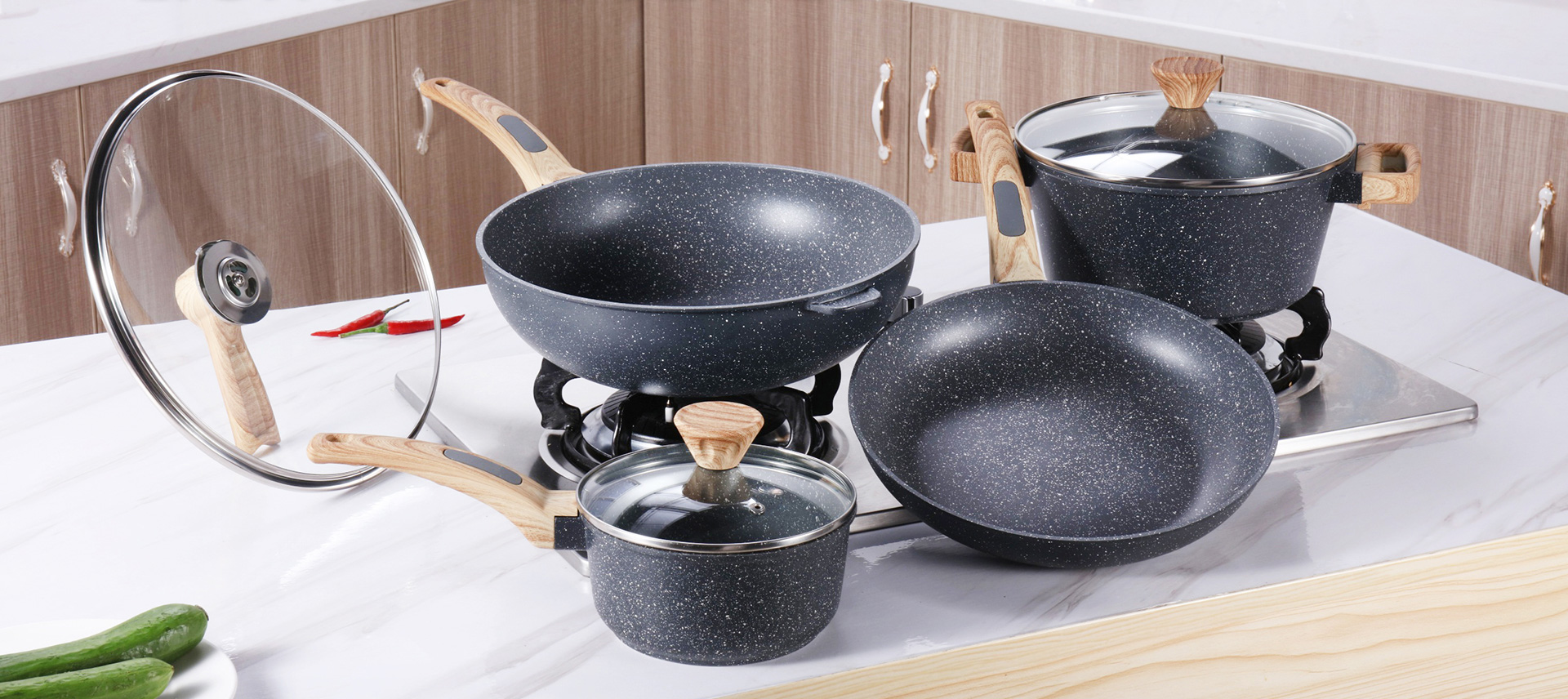 Zhejiang Zhongxin Cookware Co.,Ltd., - specializing in the production of die-cast aluminum non-stick pan