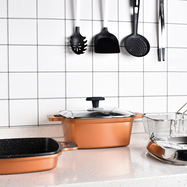 SQUARE POT FRYING SET