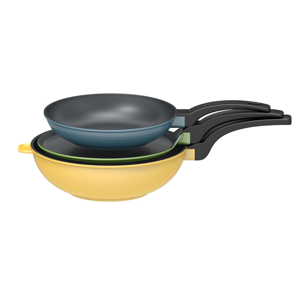 Set of Work+fry pan+crepe pan